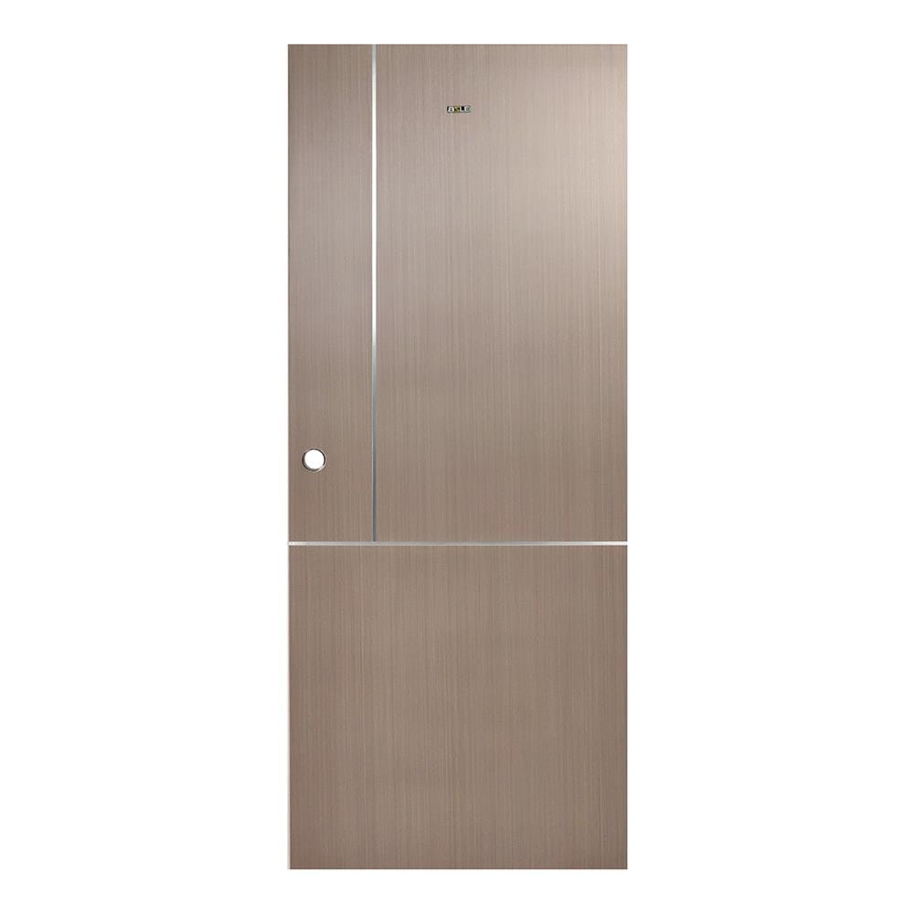 ประตูภายใน UPVC AZLE LT-11 80X200 ซม. สี SILVER GREY เจาะลูกบิด