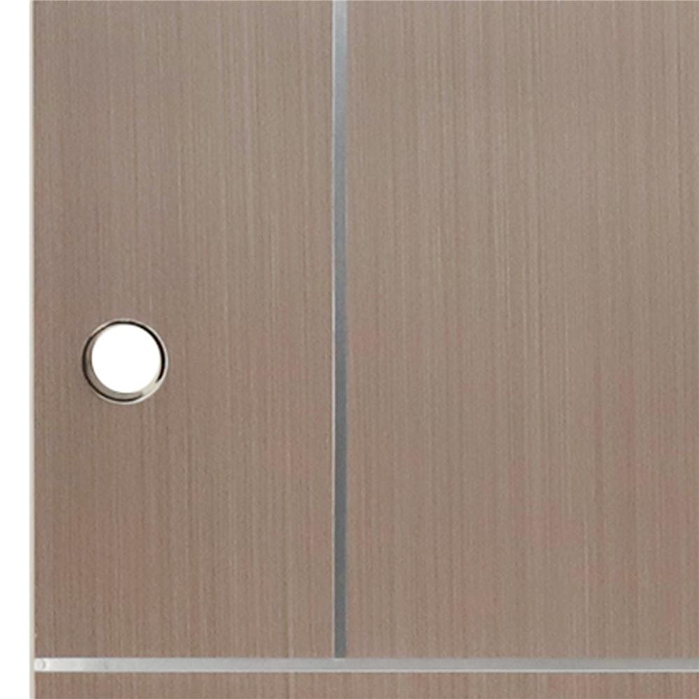 ประตูภายใน UPVC AZLE LT-11 80X200 ซม. สี SILVER GREY เจาะลูกบิด