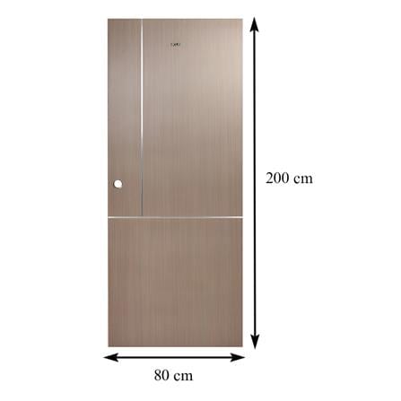 ประตูภายใน UPVC AZLE LT-11 80X200 ซม. สี SILVER GREY เจาะลูกบิด_7