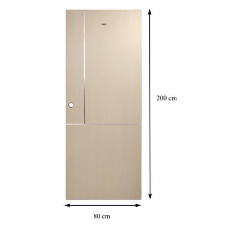 ประตูภายใน UPVC AZLE LT-11 80X200 ซม. สีบีช เจาะลูกบิด_6