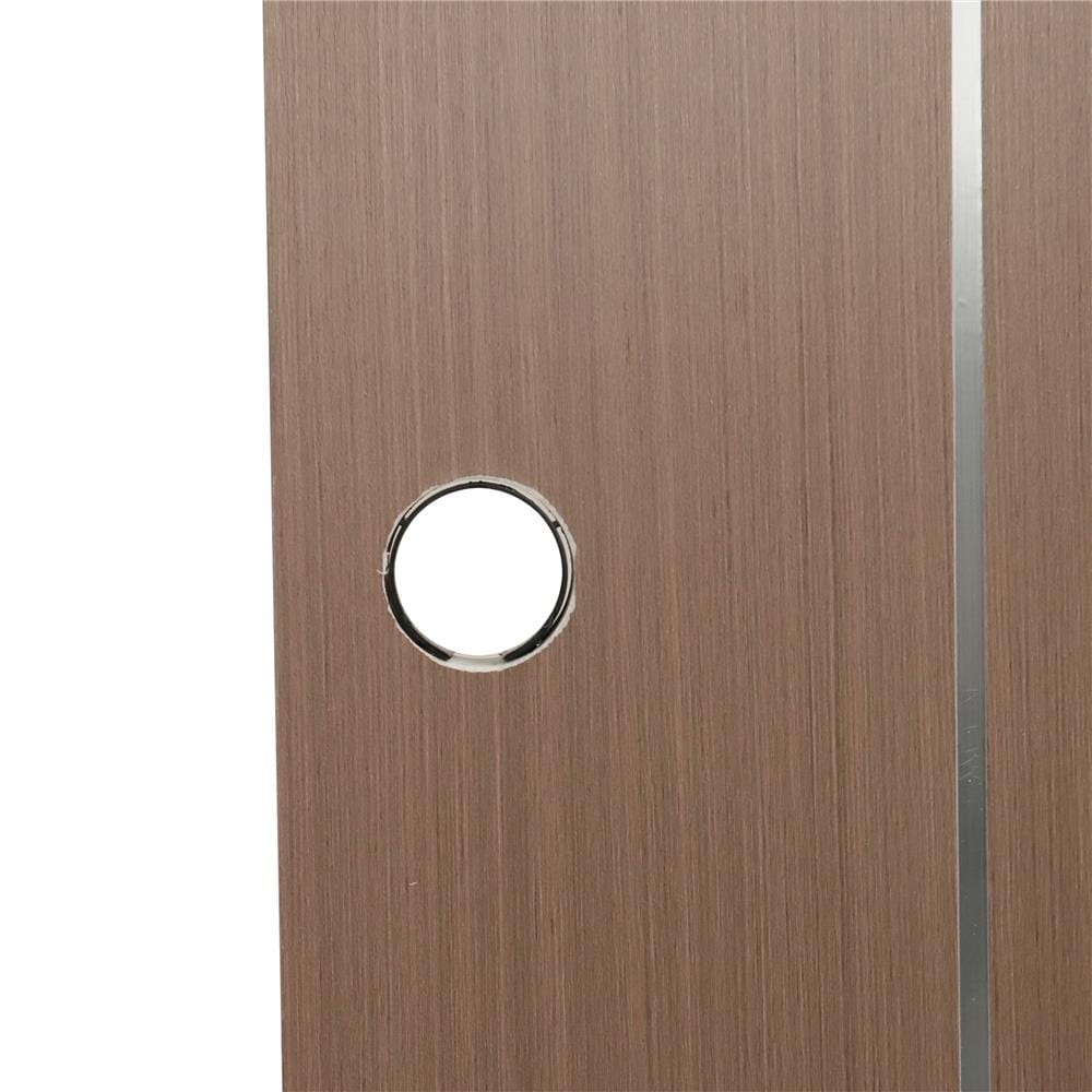 ประตูภายใน UPVC AZLE LT-11 80X200 ซม. สีวอลนัท เจาะลูกบิด