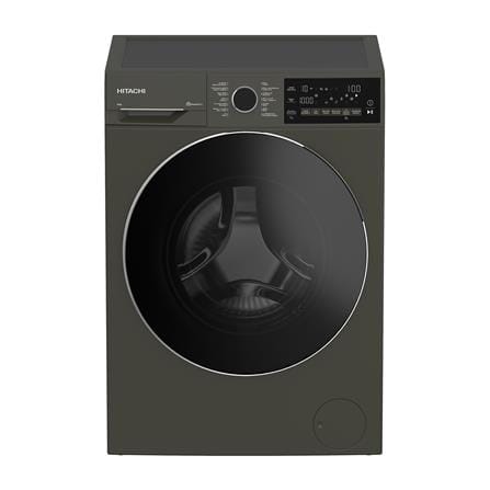 เครื่องซักผ้าฝาหน้า HITACHI BD90XFVEM 9 กก. 1400RPM อินเวอร์เตอร์ สีดำ_0