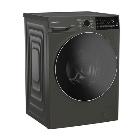 เครื่องซักผ้าฝาหน้า HITACHI BD90XFVEM 9 กก. 1400RPM อินเวอร์เตอร์ สีดำ_1