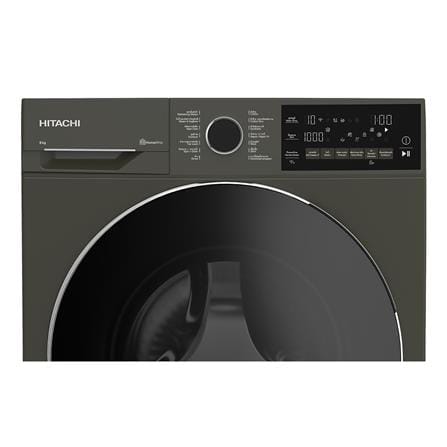 เครื่องซักผ้าฝาหน้า HITACHI BD90XFVEM 9 กก. 1400RPM อินเวอร์เตอร์ สีดำ_3