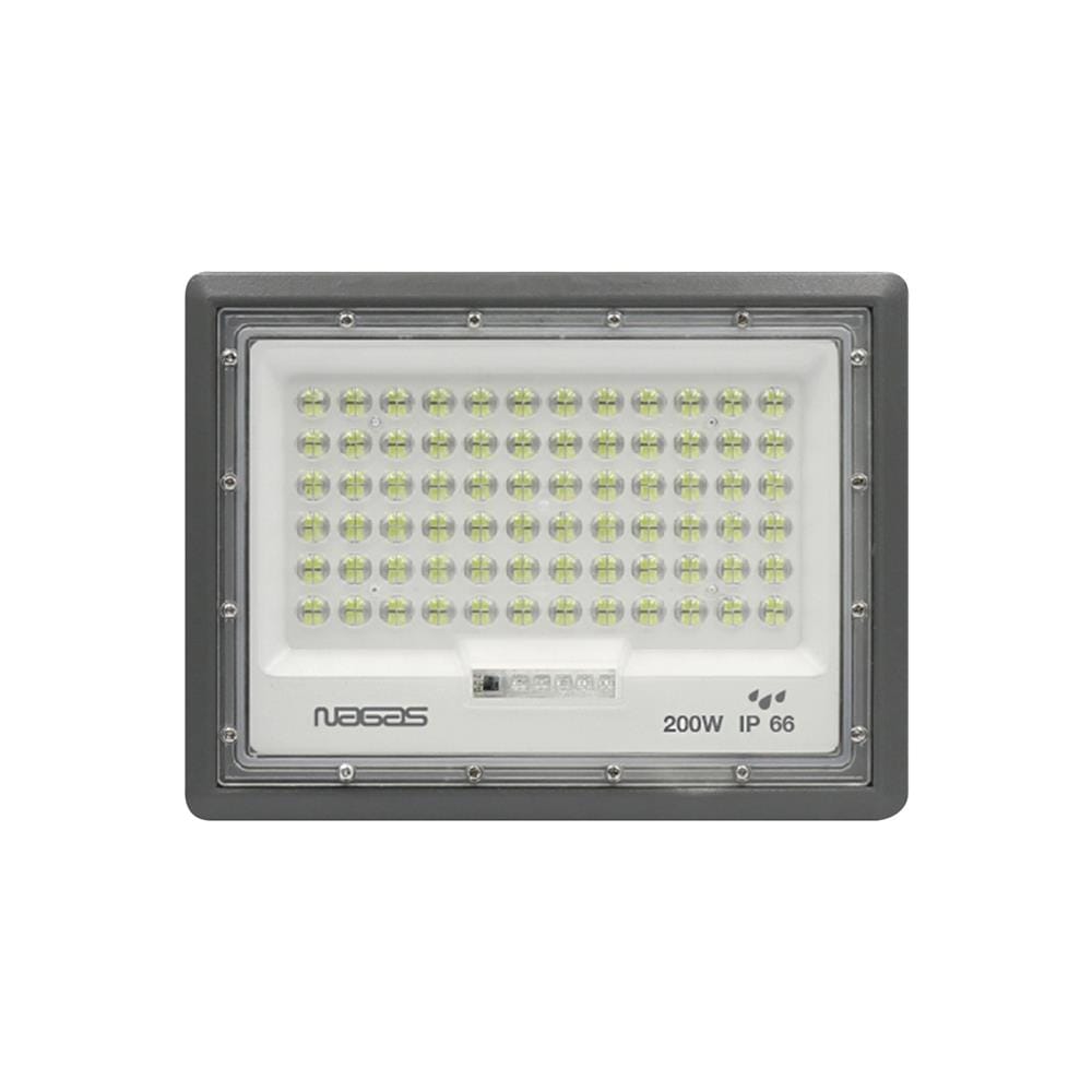 ไฟสปอตไลท์ SOLAR NAGAS BRIGHT 200 วัตต์ DAYLIGHT สีเทา