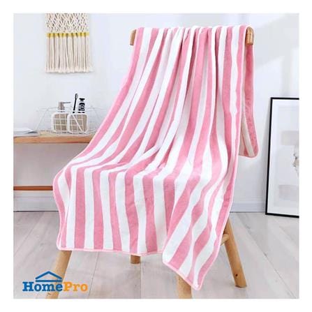 ผ้าขนหนู HANSEN 27X55 นิ้ว สี PINK-WHITE_1