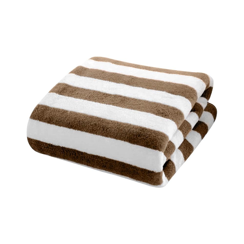 ผ้าขนหนู HANSEN 27X55 นิ้ว สี BROWN-WHITE