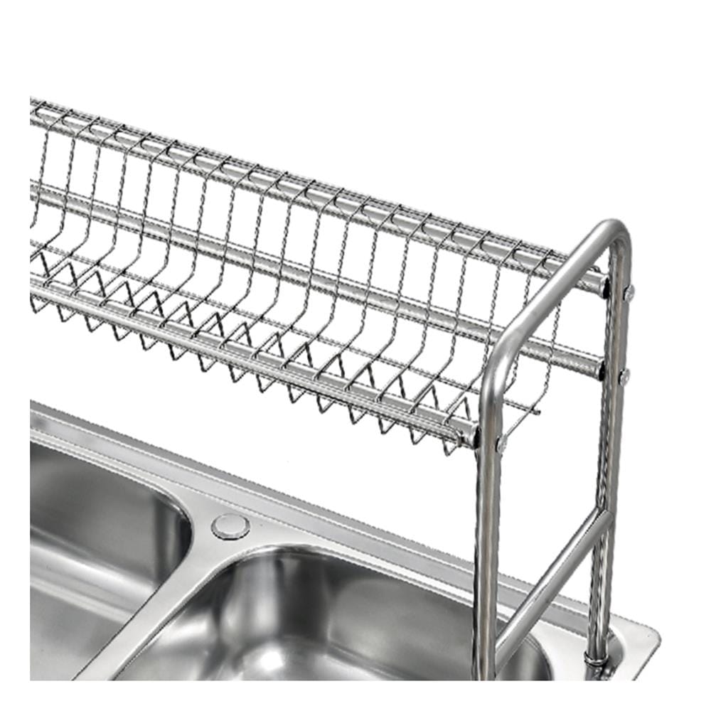 ซิงค์ฝัง 2 หลุม DYNA HOME DH-8550-B1 เงิน