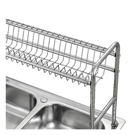 ซิงค์ฝัง 2 หลุม DYNA HOME DH-8550-B1 เงิน_1