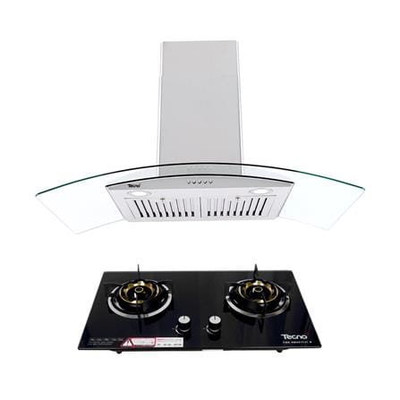 เตาฝัง+เครื่องดูดควัน TECNOSTAR SET HD 3590+HOB 207141 GB