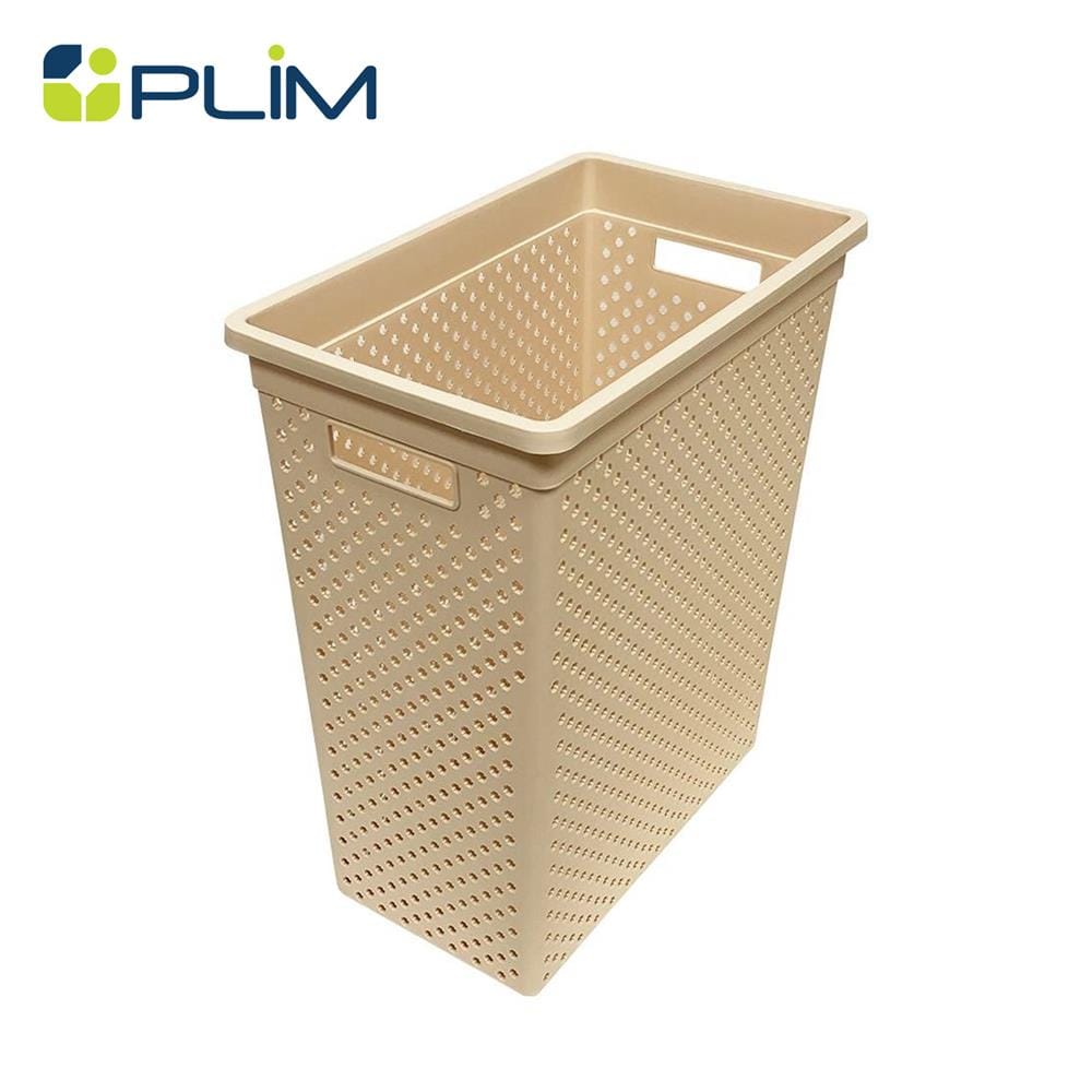 ตะกร้าผ้าเหลี่ยมสูง PLIM SAND 14760 สีส้ม