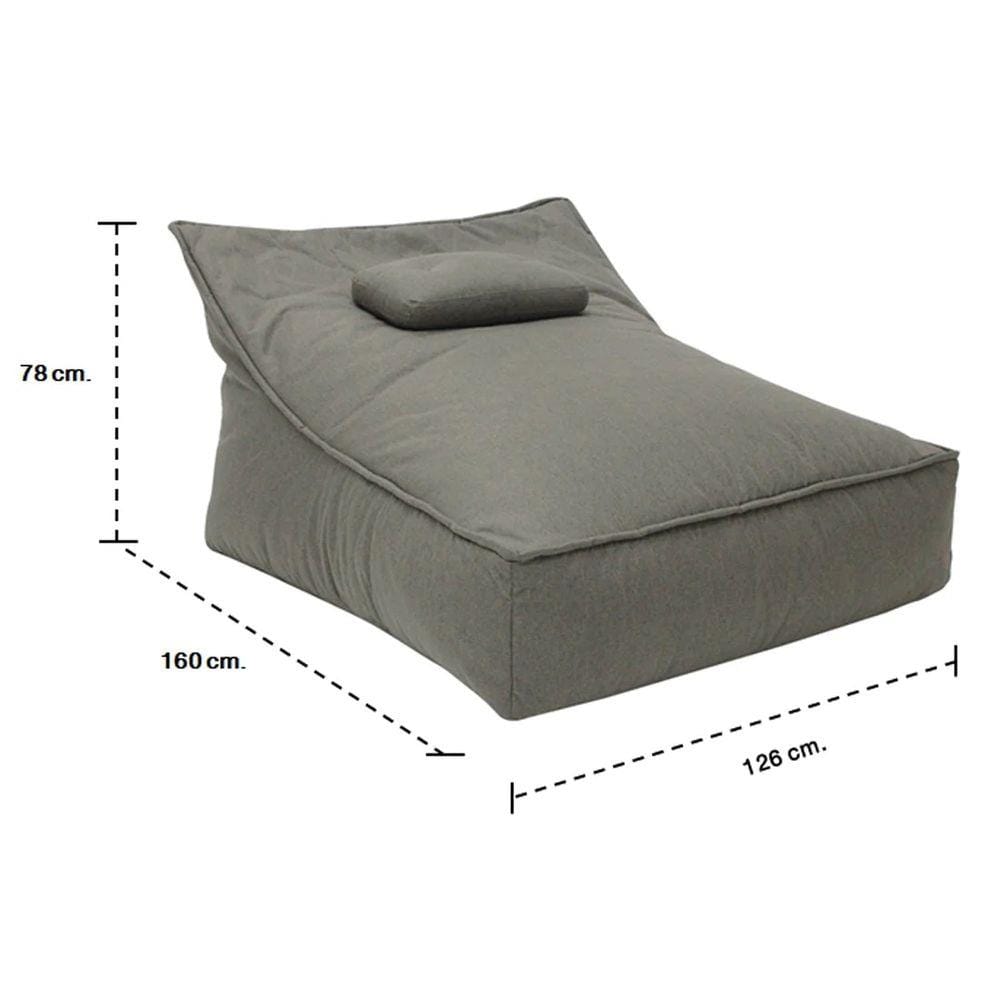สตูล KONCEPT BEANBAG ROWAN สีน้ำตาล
