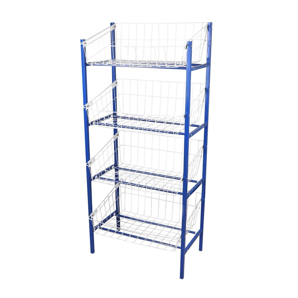 ชั้นวางของ 4 ชั้น ME LIVING SUPER 42X63X141.5 ซม. สีน้ำเงิน