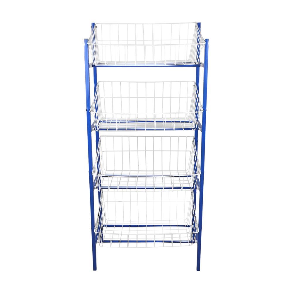 ชั้นวางของ 4 ชั้น ME LIVING SUPER 42X63X141.5 ซม. สีน้ำเงิน