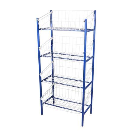 ชั้นวางของ 4 ชั้น ME LIVING SUPER 42X63X141.5 ซม. สีน้ำเงิน