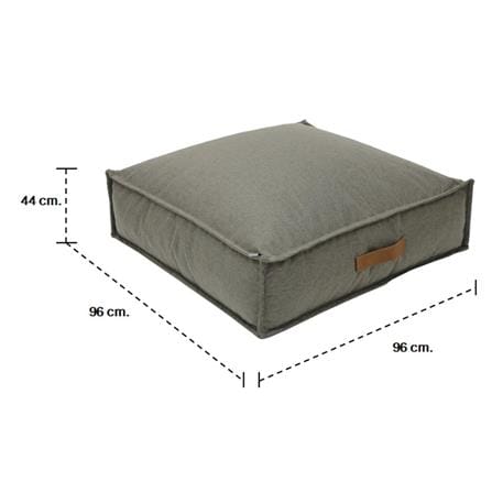 สตูลเหลี่ยม KONCEPT BEANBAG RUSHY สีน้ำตาล_2