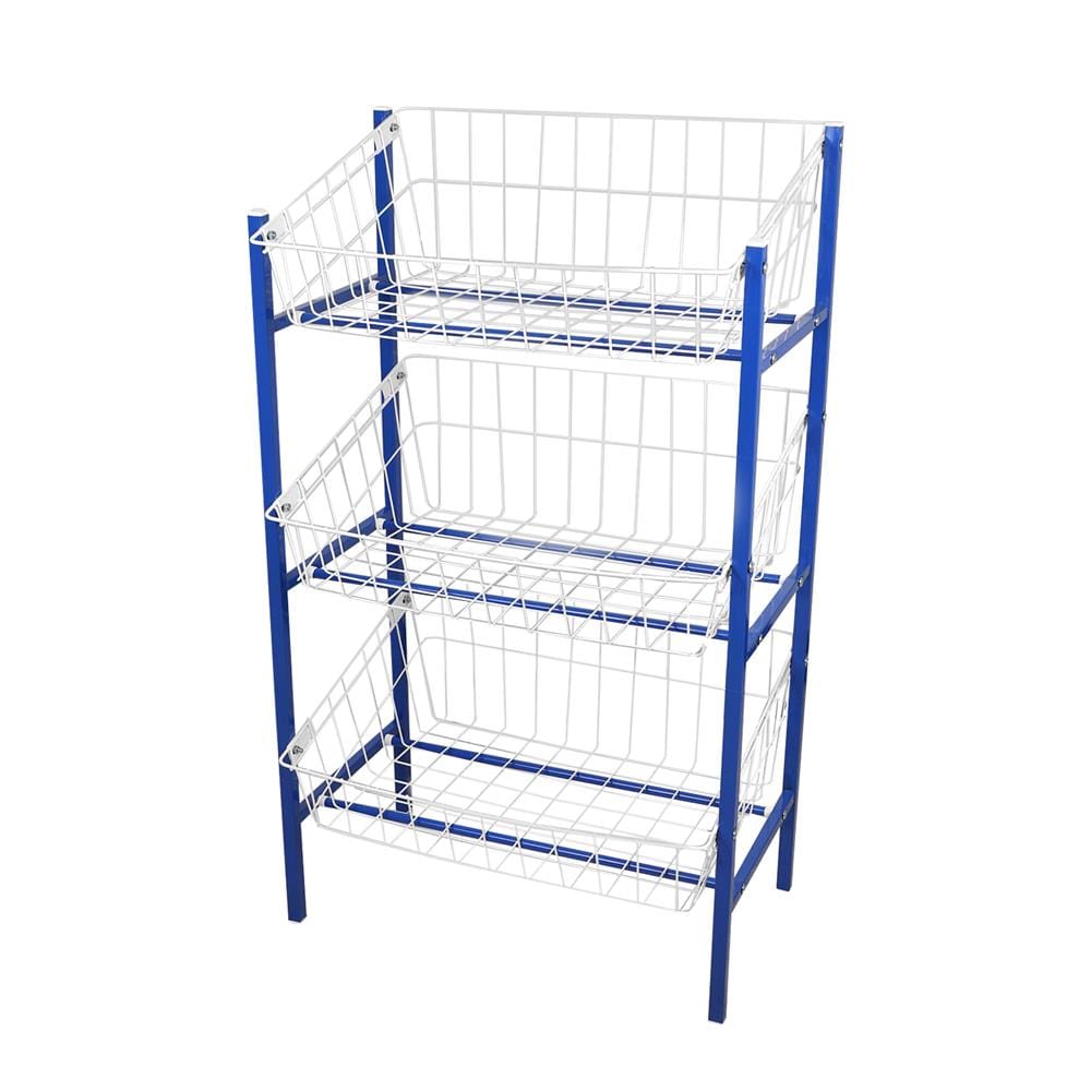 ชั้นวางของ 3 ชั้น ME LIVING SUPER 42X63X107.5 ซม. สีน้ำเงิน