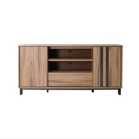 ตู้วางทีวี INHOME TV1559 150 ซม. สีเชสนัท/กราไฟท์_1