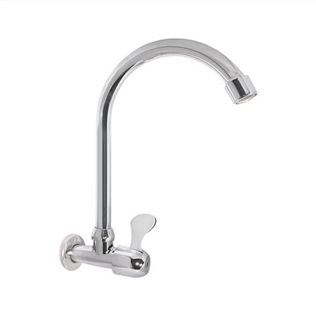 ก๊อกซิงค์เดี่ยวผนัง BATH TIME BT-001-3 สีโครม