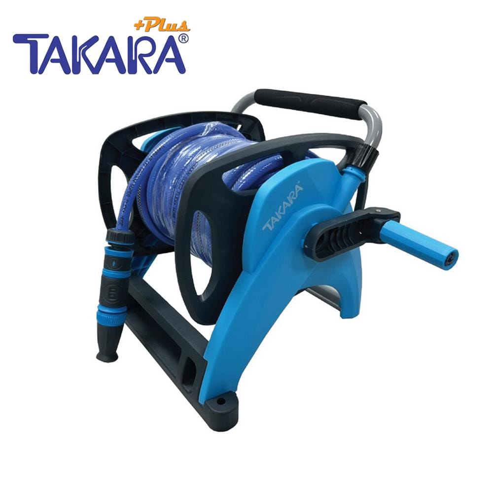 สายยางโรล TAKARA PLUS 1/2 นิ้วX20 ม. สีฟ้า-ดำ