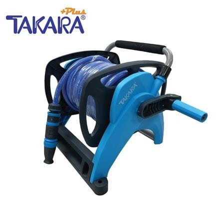 สายยางโรล TAKARA PLUS 1/2 นิ้วX20 ม. สีฟ้า-ดำ_0