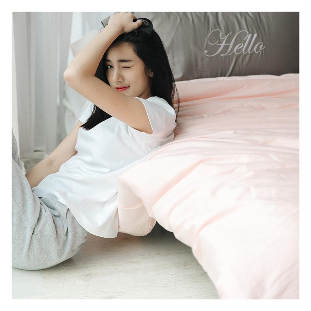 ชุดผ้าปูที่นอน 6 ฟุต 7 ชิ้น BENEATH PEONY PINK