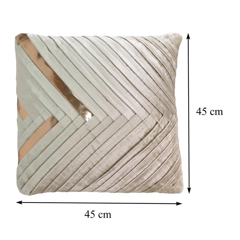 หมอนอิง HOME LIVING STYLE MIKA 18X18 นิ้ว สีครีม