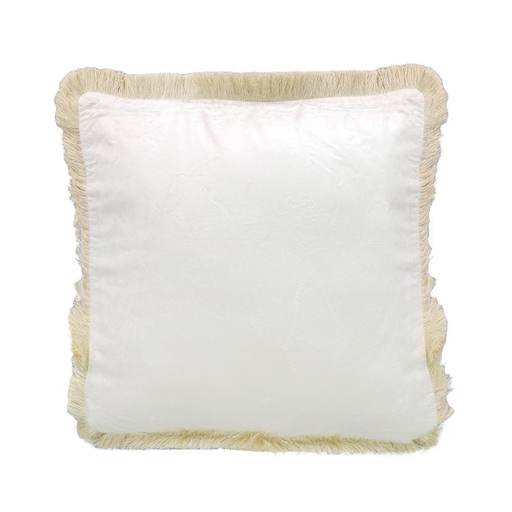 หมอนอิง HOME LIVING STYLE MINK 18X18 นิ้ว สีครีม