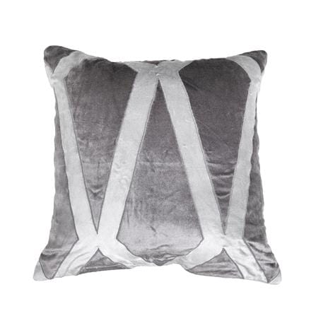 หมอนอิง HOME LIVING STYLE MONIQUE 18X18 นิ้ว สีเทา_0