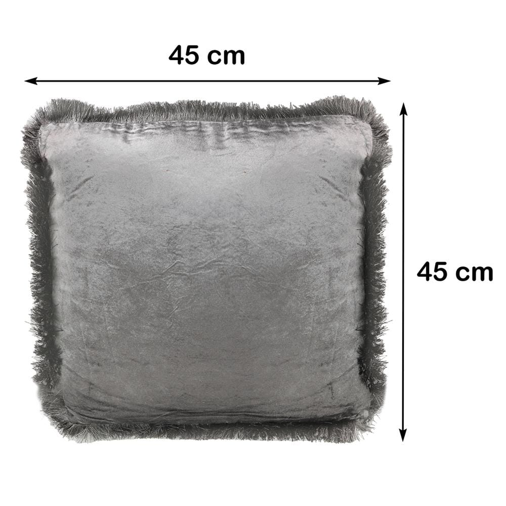 หมอนอิง HOME LIVING STYLE MINK 18X18 นิ้ว สีเทา