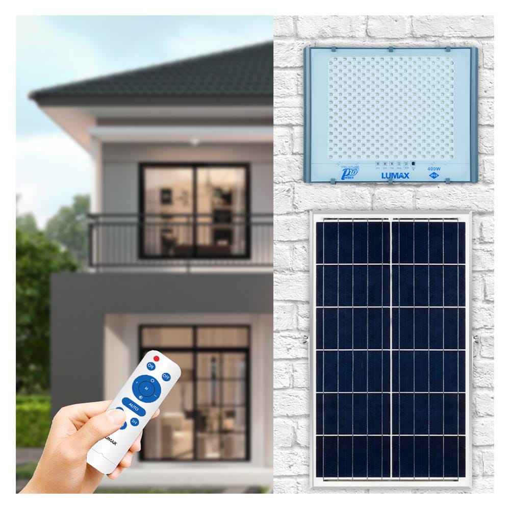 ไฟสปอตไลท์ SOLAR LUMAX 58-L0025 400 วัตต์ DAYLIGHT สีเทา