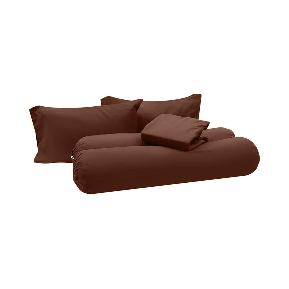 ชุดผ้าปูที่นอน 5 ฟุต 5 ชิ้น ME LIVING PANTONE BROWN
