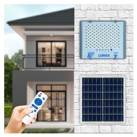 ไฟสปอทไลท์ SOLAR LUMAX 58-L0022 100 วัตต์ เดย์ไลท์ สีเทา_4