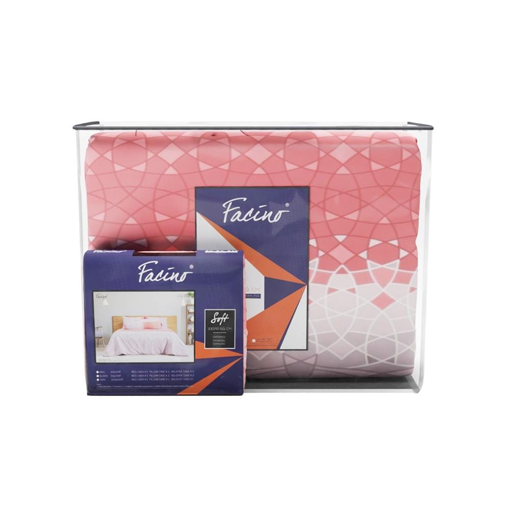 ชุดผ้าปูที่นอน 3.5 ฟุต 4 ชิ้น FACINO PRINT FA074