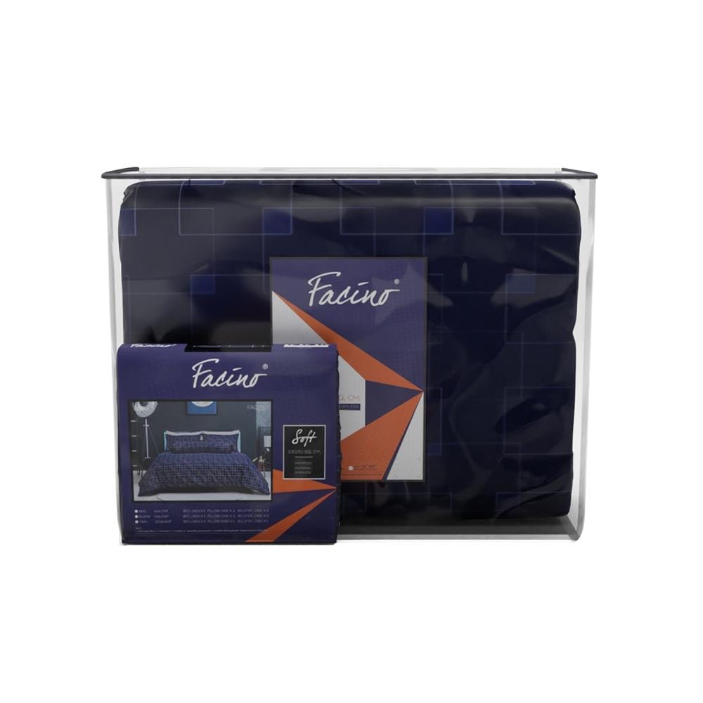 ชุดผ้าปูที่นอน 3.5 ฟุต 4 ชิ้น FACINO PRINT FA076