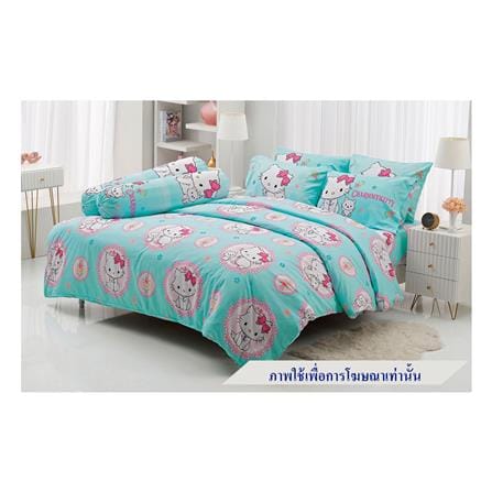ชุดผ้าปูที่นอน 6 ฟุต 5 ชิ้น TULIP C.KITTY 60012-DLC122