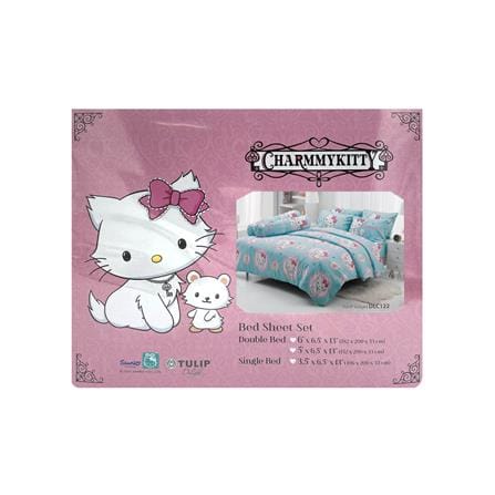 ชุดผ้าปูที่นอน 5 ฟุต 5 ชิ้น TULIP C.KITTY 60013-DLC122_3