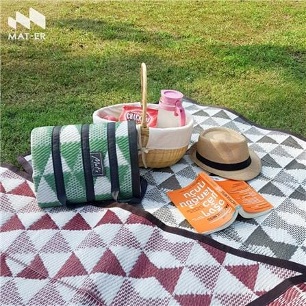 เสื่อพกพา MAT-ER EVER GREEN 90X180 ซม. สีเขียว-ขาว_2