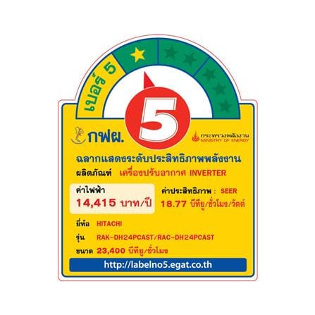 แอร์ผนัง HITACHI RAK/RACDH24PCAST 23400 บีทียู อินเวอร์เตอร์_3