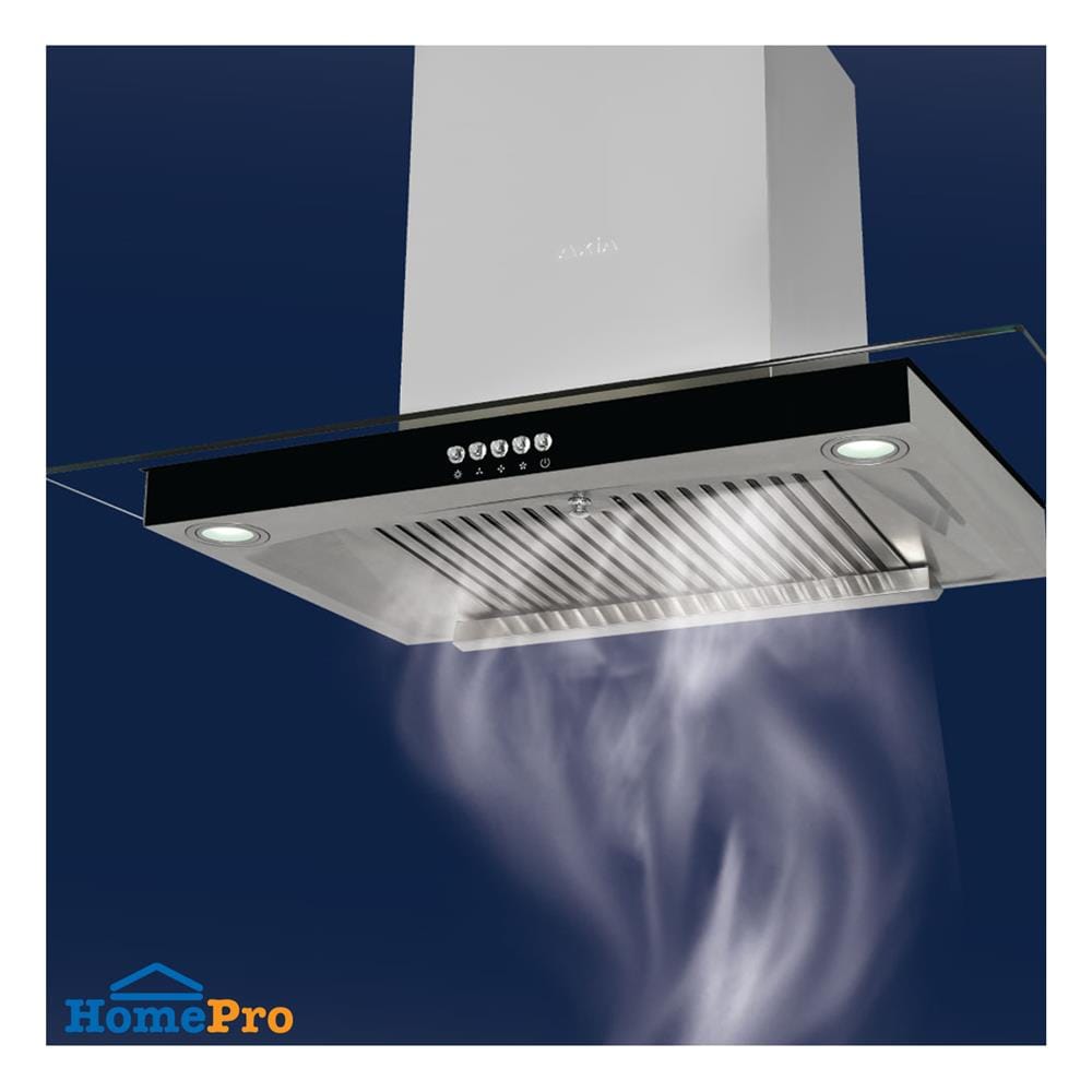เตาฝัง+เครื่องดูดควัน AXIA SBL76-2G+T8-90