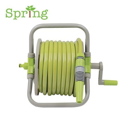 สายยางโรล SPRING RL12 GN20 1/2 นิ้วX20 ม. สีเขียว/เทา_0
