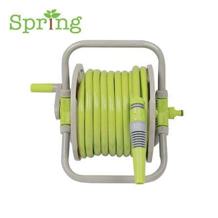 สายยางโรล SPRING RL12 GN15 1/2 นิ้วX15 ม. สีเขียว/เทา