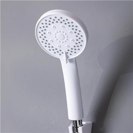 ชุดฝักบัวสายอ่อน 5 ระดับ RASLAND WHITE-9999 สีขาว_5