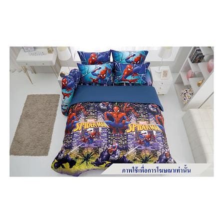 ชุดผ้าปูที่นอน 5 ฟุต 5 ชิ้น TULIP SPIDERMAN 60112-DLD001