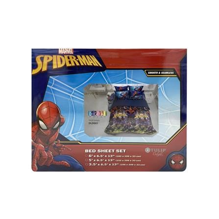 ชุดผ้าปูที่นอน 6 ฟุต 5 ชิ้น TULIP SPIDERMAN 60111-DLD001_3