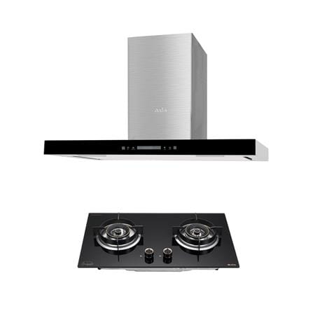 เตาฝัง+เครื่องดูดควัน AXIA SRN76-2G+SENSATION WM90_0