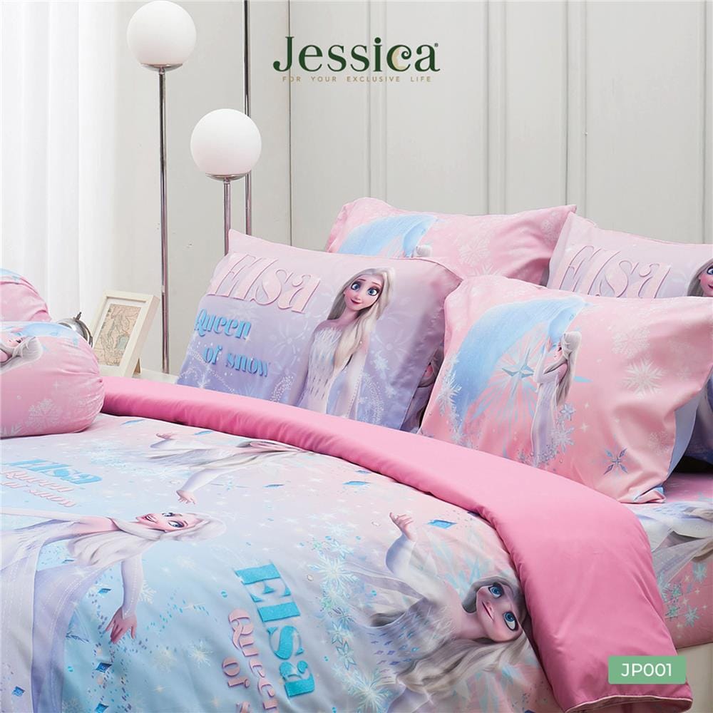 ชุดผ้าปูที่นอน 6 ฟุต (ชุด 5 ชิ้น) JESSICA FROZEN 21073-JP001