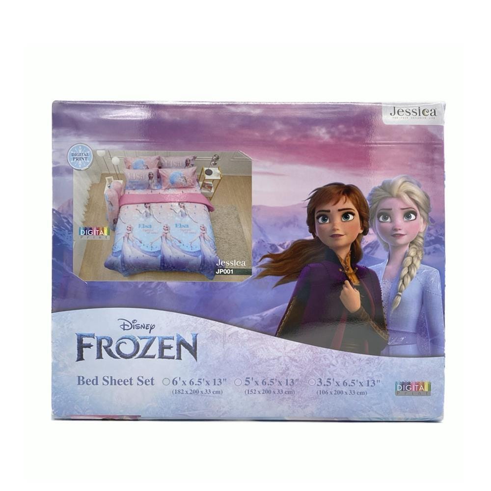 ชุดผ้าปูที่นอน 6 ฟุต (ชุด 5 ชิ้น) JESSICA FROZEN 21073-JP001