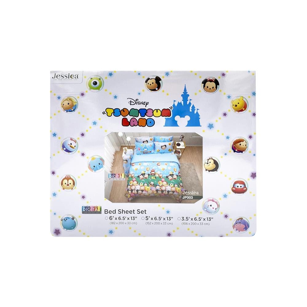 ชุดผ้าปูที่นอน 6 ฟุต (ชุด 5 ชิ้น) JESSICA TSUMTSUM 21073-JP003