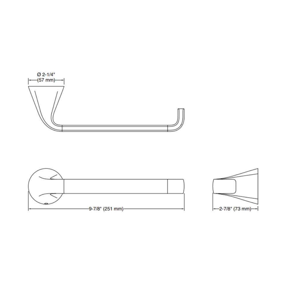ห่วงแขวนผ้า KOHLER K-R26689-BL สีดำ